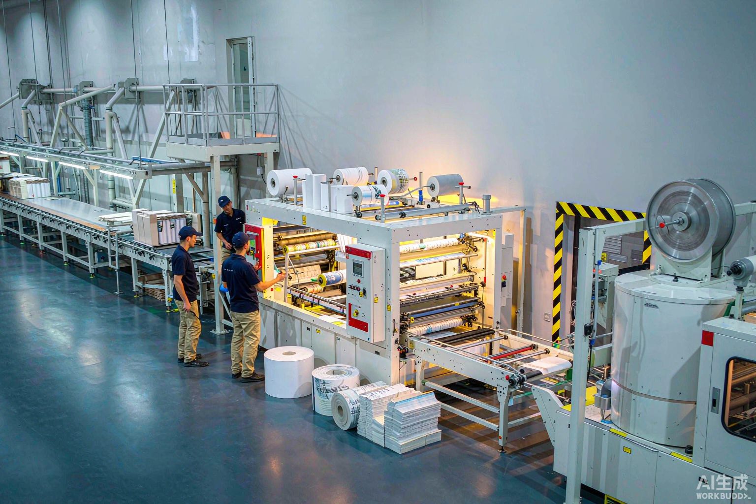 Ronggao Packaging packaging bag factory production line in Wenzhou, China
